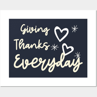 Giving Thanks Everyday Posters and Art